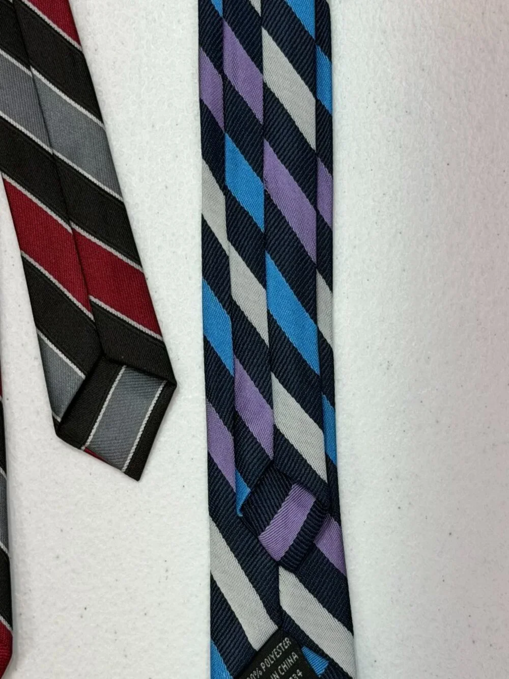 Lot of 4 Boys / Youth Clip-On Neckties – Assorted Colors & Patterns
